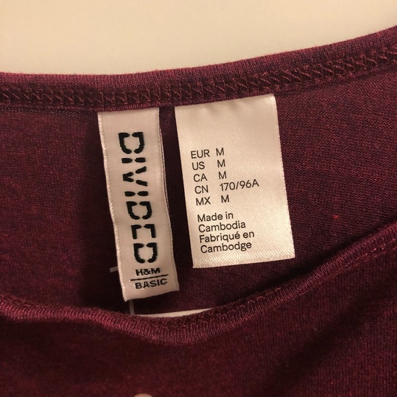 H&M Maroon Romper - Picture 8 of 8